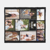 Senior Jaar Vrienden Foto Collage Afstuderen Gift Fleece Deken (Voorkant (Horizontaal))