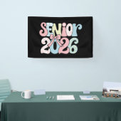 Senior Klas Van 2026 Bloemboog Afstuderen 26 Grad Spandoek (Beurs)