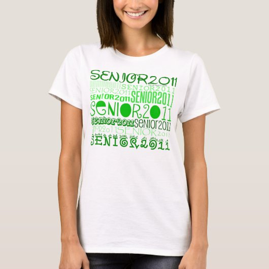 Senior klasse van 2011 t-shirt (Voorkant)