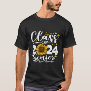Senior klasse van 2024 Senior voor Afstuderen 2024 T-shirt