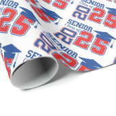 Senior Klasse van 2025 Afstuderen Design Cadeaupapier (Rol Hoek)