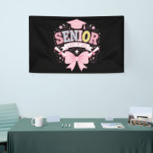 Senior Klasse van 2025 Afstuderen Roze Coquette Bo Spandoek (Beurs)