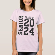 Senior Klasse van 2025 Afstuderen School Logo roze