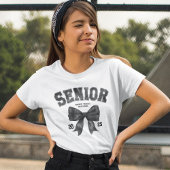 Senior klasse van 2025 Bow Afstuderen Jaar T-shirt