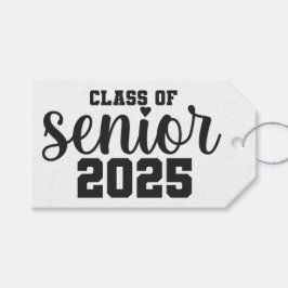 Senior klasse van 2025 cadeaulabel