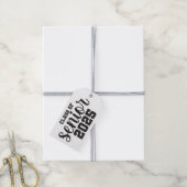 Senior klasse van 2025 cadeaulabel (Met Touw)