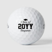Senior Klasse van 2025 Gepersonaliseerd Afstuderen Golfballen (Voorkant)