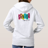 Senior Klasse van 2025 Hoodie Sweatshirt (Achterkant)