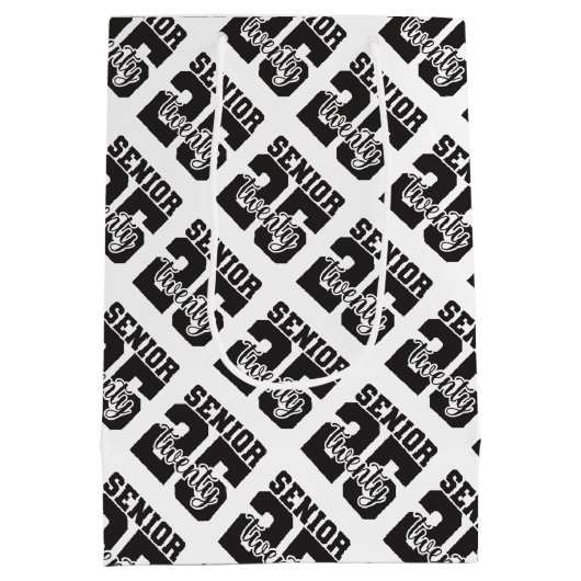 Senior klasse van 2025 medium cadeauzakje (Achterkant)