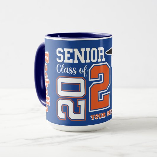 Senior klasse van 2025 mok (Voorkant links)