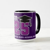 Senior klasse van 2025 mok (Voorkant rechts)