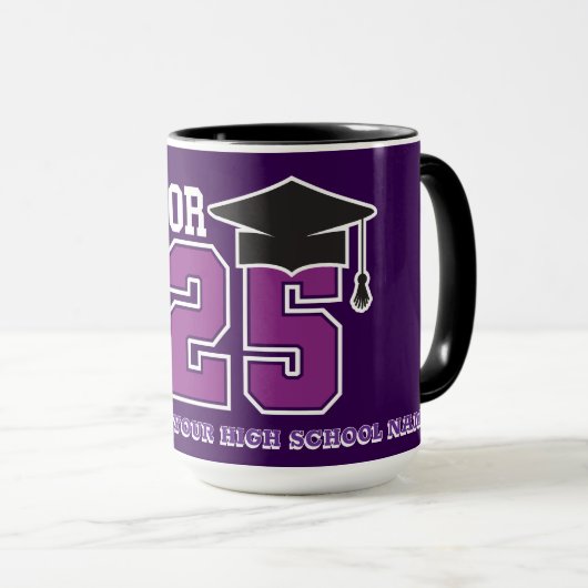 Senior klasse van 2025 mok (Voorkant rechts)