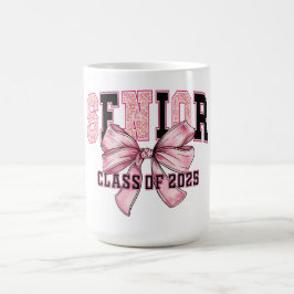 Senior Klasse van 2025 Pink Bow Koffiemok