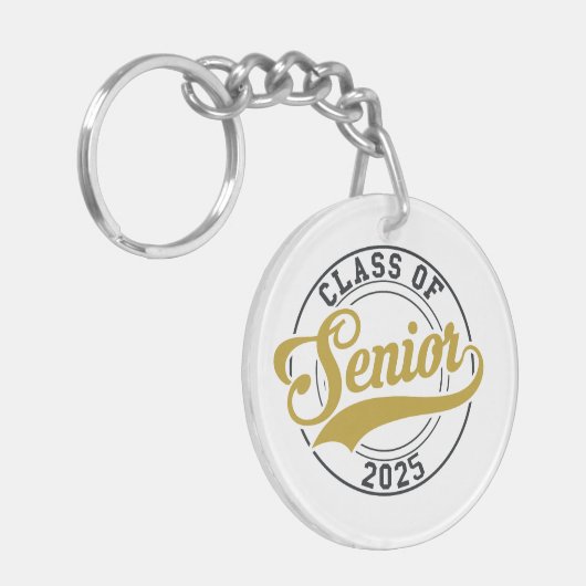 Senior klasse van 2025 sleutelhanger (Voorkant Links)