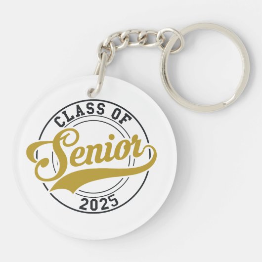 Senior klasse van 2025 sleutelhanger (Achterkant)