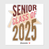 Senior klasse van 2025 sticker (Vel)