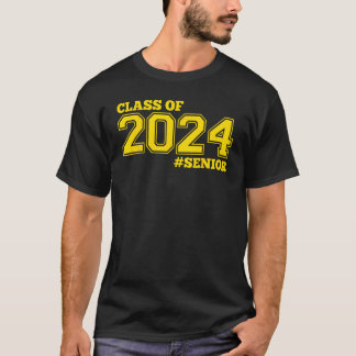 SENIOR KLASSE VAN 24 - GOUD - SENIOR KLASSE 2024 S T-SHIRT