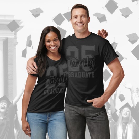 Senior Klasse van de 2025 Blackout Edition T-shirt