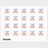 SENIOR KORTING RONDE STICKER (Vel)