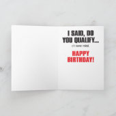 Senior Kortingen Humorous Verjaardag Kaart (Binnen)