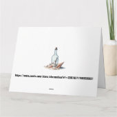 senior lady - Zie binnen - Kaart (Achterkant)