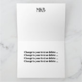 senior lady - Zie binnen - Kaart (Binnen)