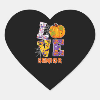 Senior leraar school Halloween Costume Gift Hart Sticker