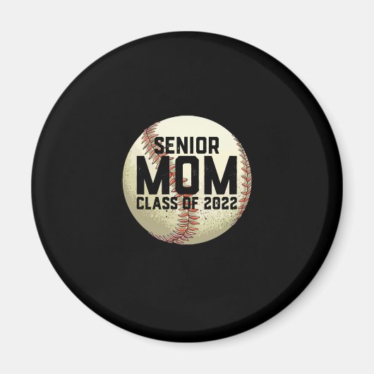 Senior Ma Class of 2022 Baseball Mam Magneet (Voorkant)