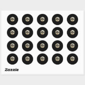 Senior Ma Class of 2022 Baseball Mam Ronde Sticker (Vel)