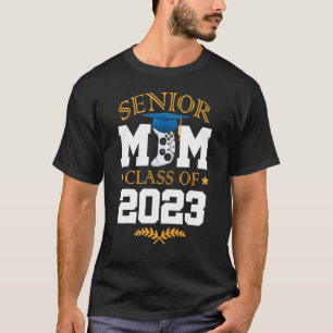 Senior mam Class of 2023 Video Gamer Afstudeerder  T-shirt