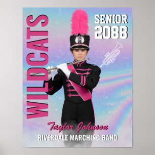 Senior Marchingband Maatwerk Fotocadeau Sporten Poster