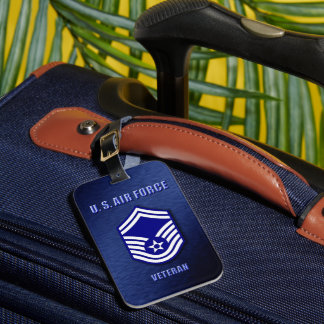 Senior Master Sergeant USAF Bagage Label
