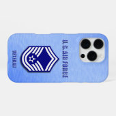 Senior Master Sergeant USAF Phone Case iPhone Hoesje (Achterkant horizontaal)