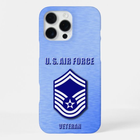 Senior Master Sergeant USAF Phone Case iPhone Hoesje (Achterkant)