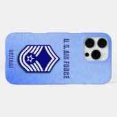 Senior Master Sergeant USAF telefoonhoesje iPhone Hoesje (Achterkant horizontaal)