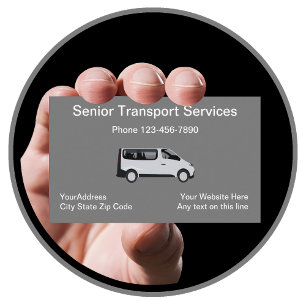 Senior Medische Transport Visitekaartje