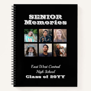 Senior Memories Class Photo Collage Notebook Notitieboek