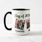 Senior Memories Gepersonaliseerde Collage Mok (Links)