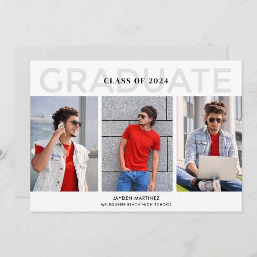 Senior middelbare school Afstuderen fotofeest uitn (Voorkant / Achterkant)