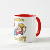 Senior Mode uit Ontspannen Afstuderen Mok (Voorkant rechts)