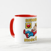 Senior Mode uit Ontspannen Afstuderen Mok (Voorkant links)