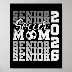 Senior Moeder 2026 Voetbal Cl Van 2026 Grappige Af Poster