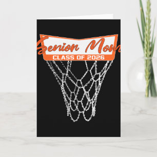 Senior Moeder Cl Van 2026 Basketbal Net Afstuderen Kaart