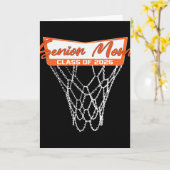 Senior Moeder Cl Van 2026 Basketbal Net Afstuderen Kaart (Gele Bloem)