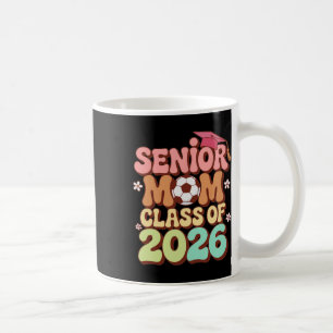 Senior Moeder Cl Van 2026 Voetbal Groovy 70s Retro Koffiemok