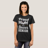 Senior Moeder Cl Van 2026 Voetbal Moeder Afstudere T-shirt (Voorkant volledig)