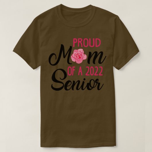 Senior Moeder Klasse van 2022 2 T-shirt (Design voorkant)