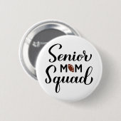 Senior moedersquad. Voetbalmoeder. Sportmoeder. Ronde Button 5,7 Cm (Voorkant /achterkant)