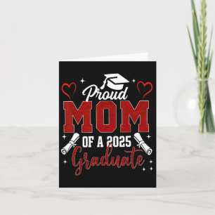 Senior Mom 2025 Afstuderen Trotse moeder van een 2 Kaart