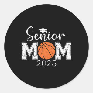 Senior Mom 2025 Sketll CL van 2025 Afstuderen Ronde Sticker
